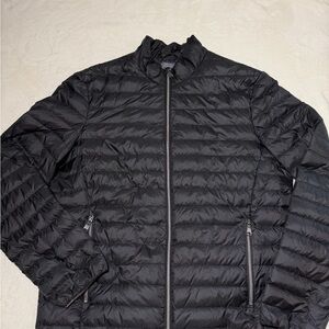 Geox Men's Black Puffer Jacket lightweight size L